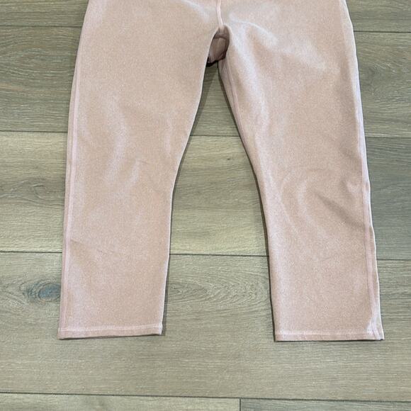 FABLETICS Heathered Pink Maroon High Rise Cropped Active Capri Bottoms Size XL - Picture 5 of 13